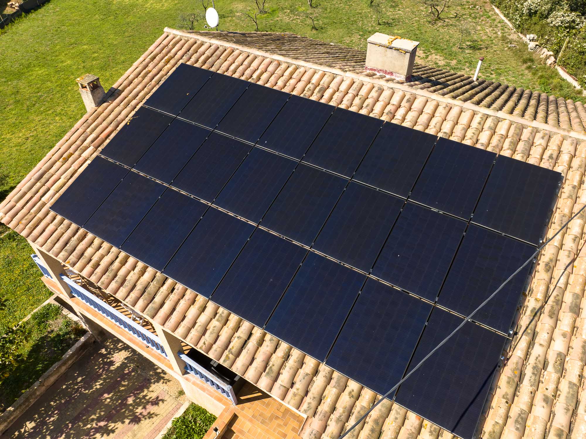 Installation de panneaux photovoltaïques