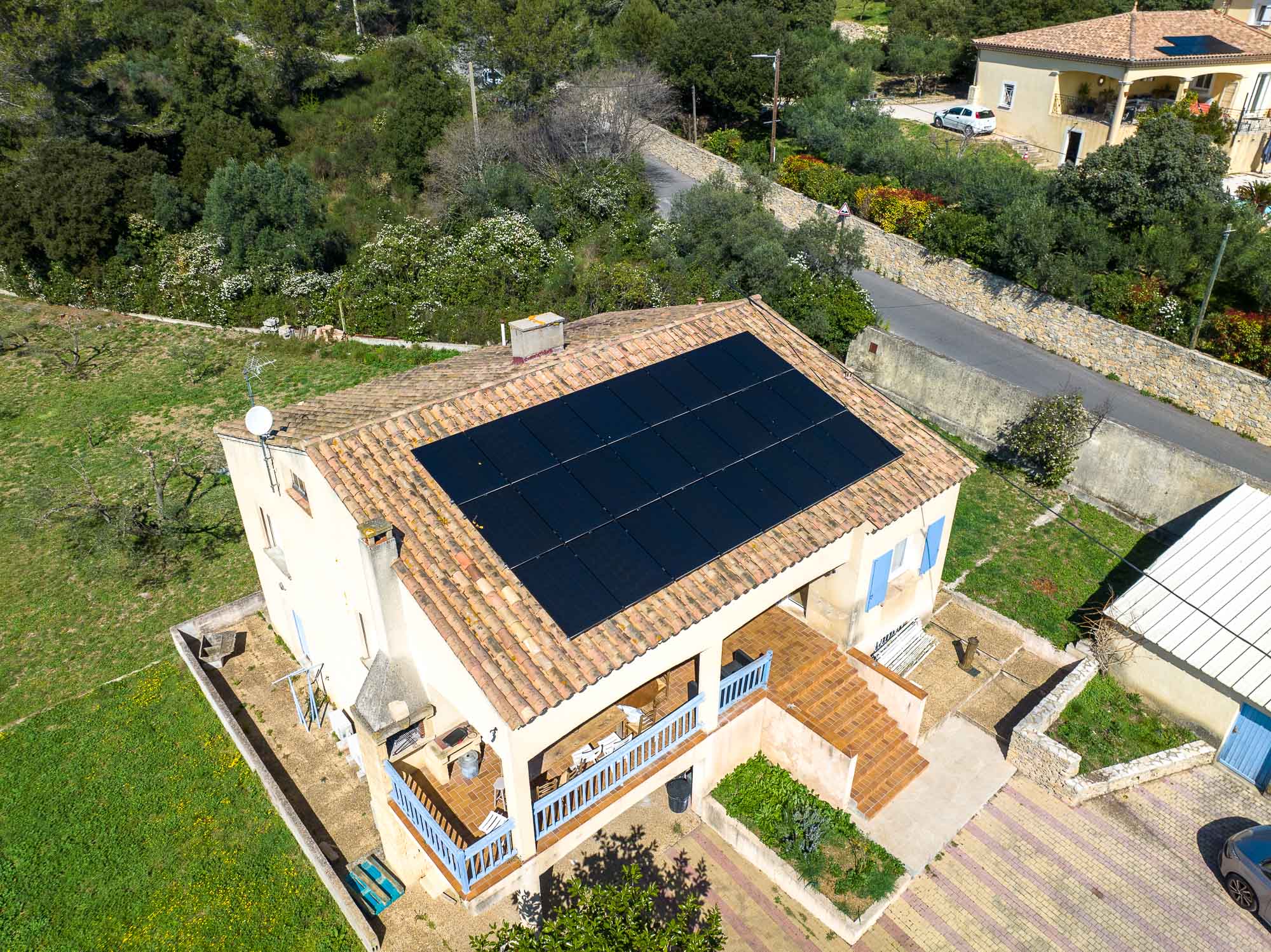 Installation de panneaux photovoltaïques